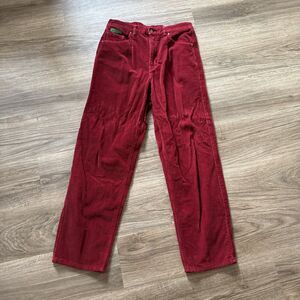 Empyre Corduroy Red Pants Zumiez Women’s Size Large Skate Pants
